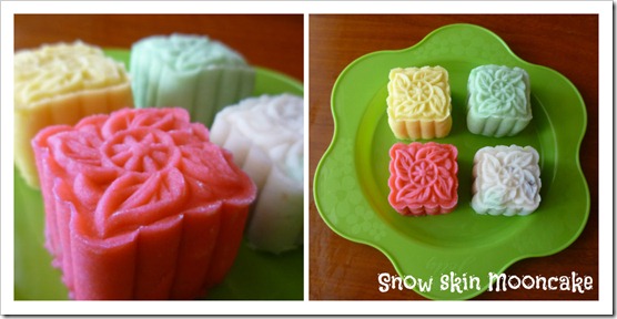 snowskin _mooncake collage