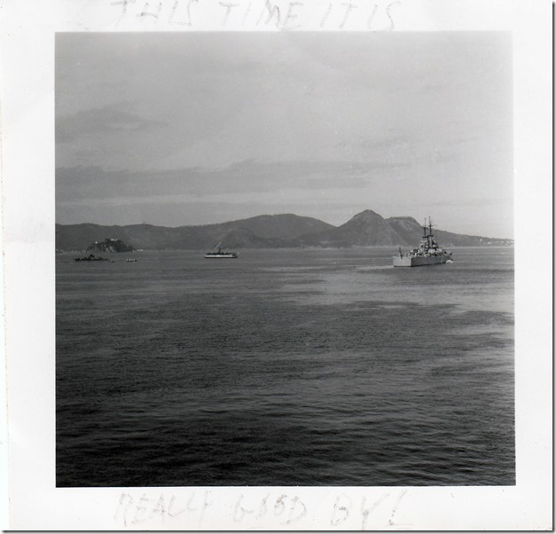 July 9, 1952 Rio de Janeiro, Brazil - View from the S.S. Brazil 