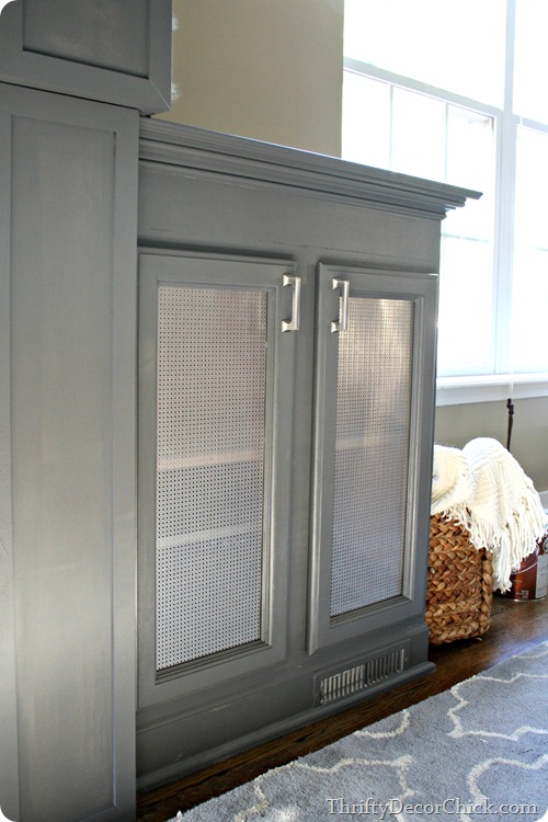 radiator metal on cabinet doors