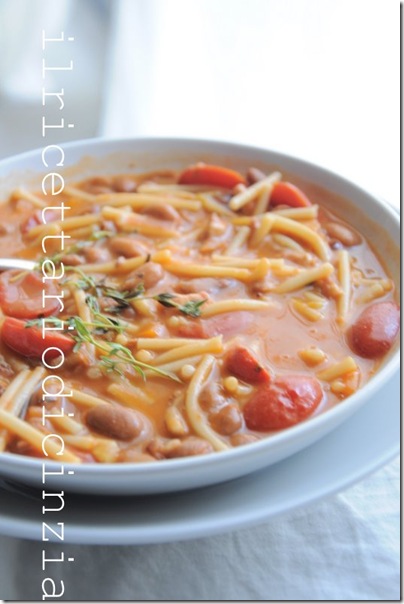 zuppa di pasta e fagioli