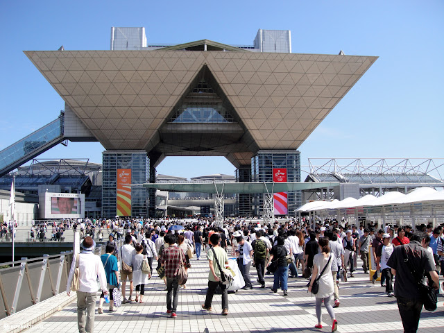 comiket at tokyo big sight - world's largest comic book fair in Tokyo, Japan 