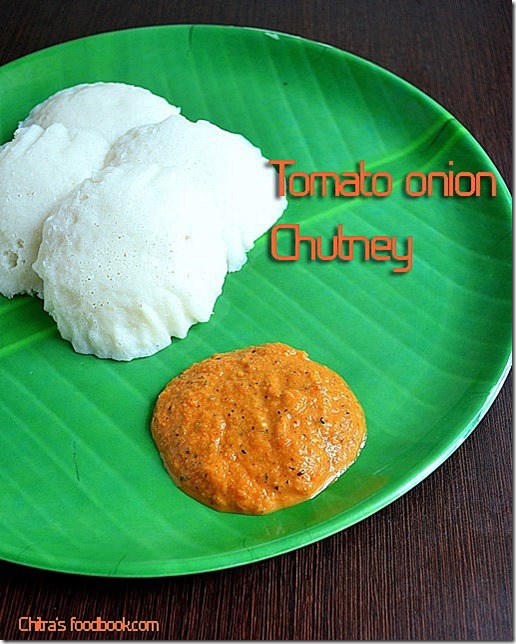 tomato chutney plate