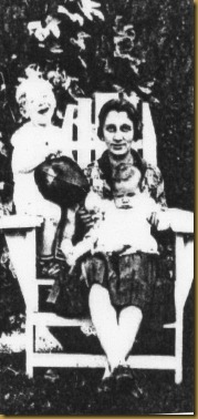 Adelaide wDan standing and Ned on lap