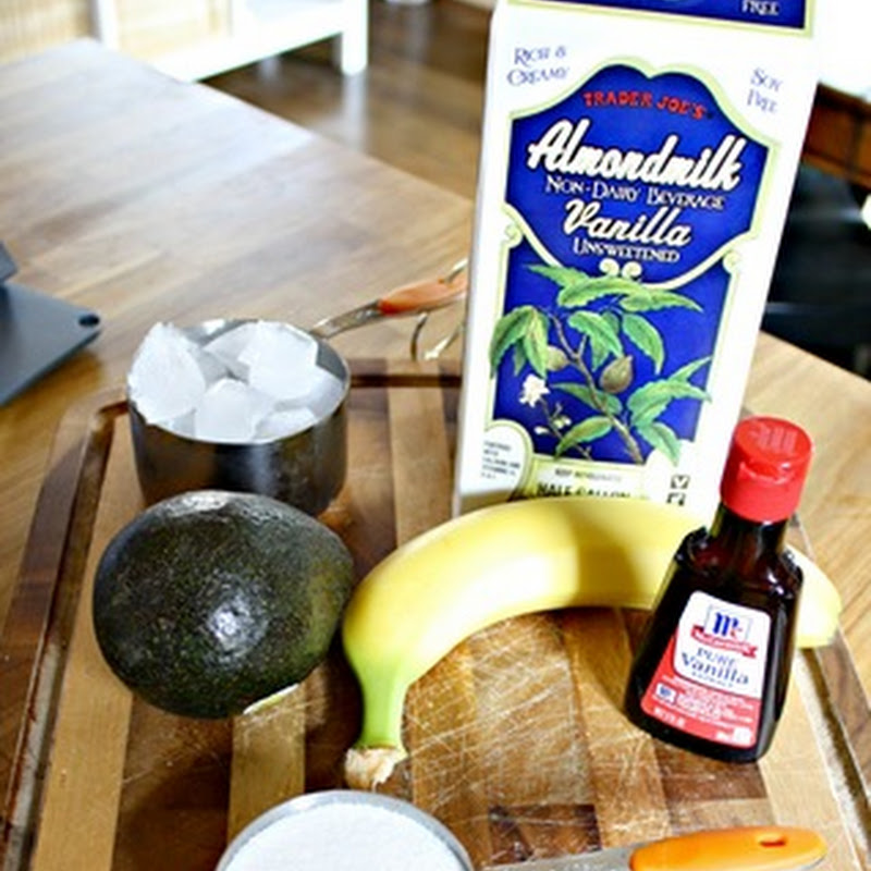 Avocado banana ice cream