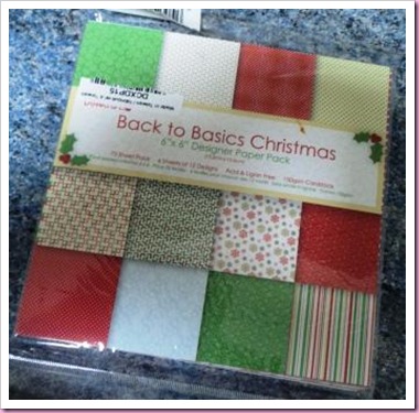DoCrafts Back to Basics 8 x 8 paper Pack