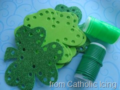 Catholic Icing - Shamrock Lacing Catholic Icing - Shamrock Lacing