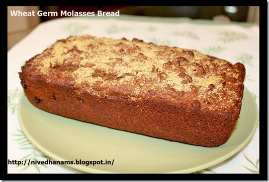 Wheat Germ and Molasses Bread - IMG_3436