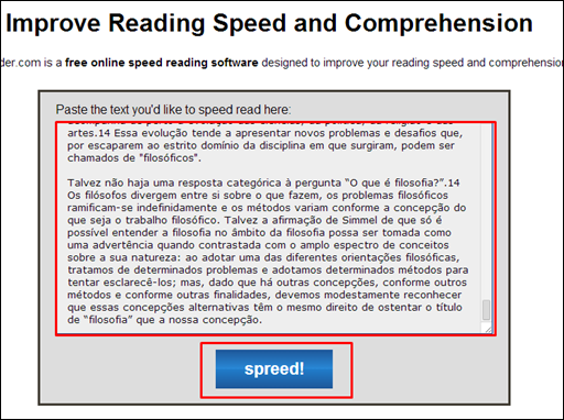 Leitura rápida com Spreeder - Visual Dicas