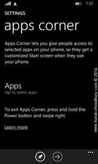 2. Apps Corner in Windows Phone 8.1 Update (GDR 1)