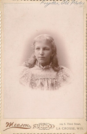 Cabinet Card Gail Moore two Brainerd Antiques