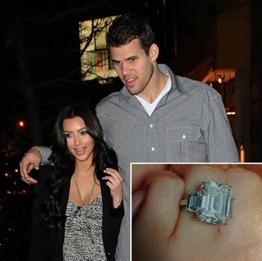 Emerald cut white diamond