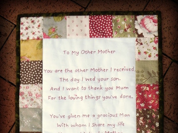 STITCHING: To My Other Mother  {Tutorial + Pattern}