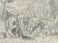 Adam en Eva buiten het Paradijs