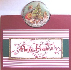 2011 Holiday.Christmas cards snowglobe popup