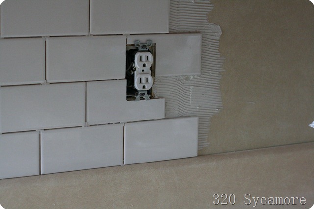 how to install diy subway tile backsplash  320 * Sycamore