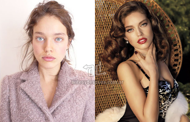 Photos of top model Emily DiDonato without makeup