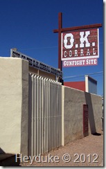 Tombstone AZ OK Corral