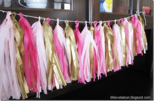 how to make tissue paper tassels