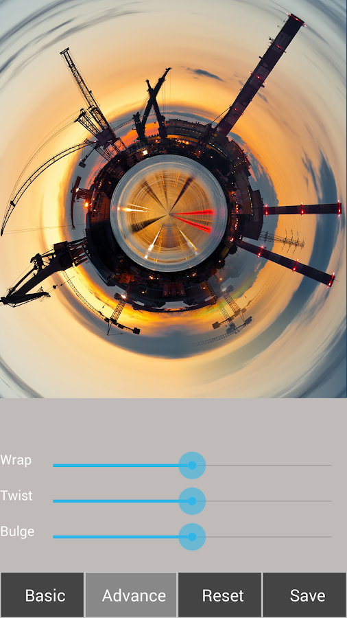 Tiny Planet FX Pro - screenshot