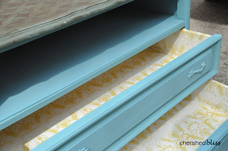 Fabric Lined Drawers Tutorial Cherished Bliss