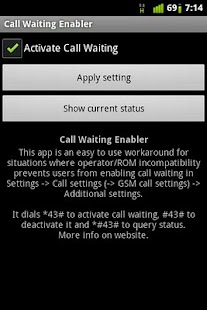 Free Download Call Waiting Enabler APK for Android