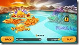 صورة للجزر المختلفة التى يمكنك اللعب خلالها فى لعبة جزيرة الوحوش لويندوز 8