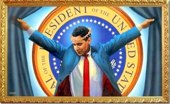 Obama As Jesus. by Michael D'Antuono