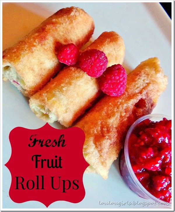 Fresh Fruit Cinnamon Roll Ups