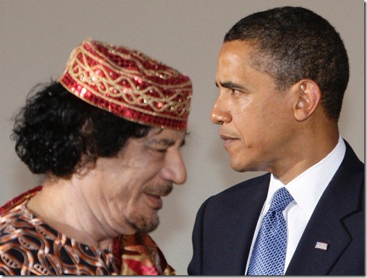 Gaddafi-Obama