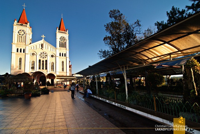 The Plaza in Front of Baguio Cathedral