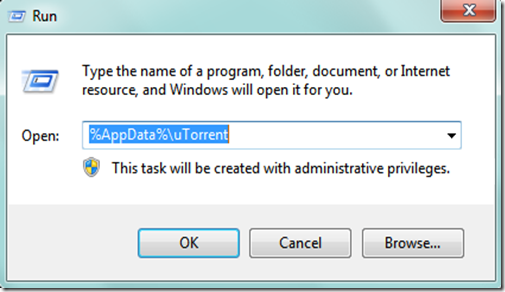 Windows 7 Run