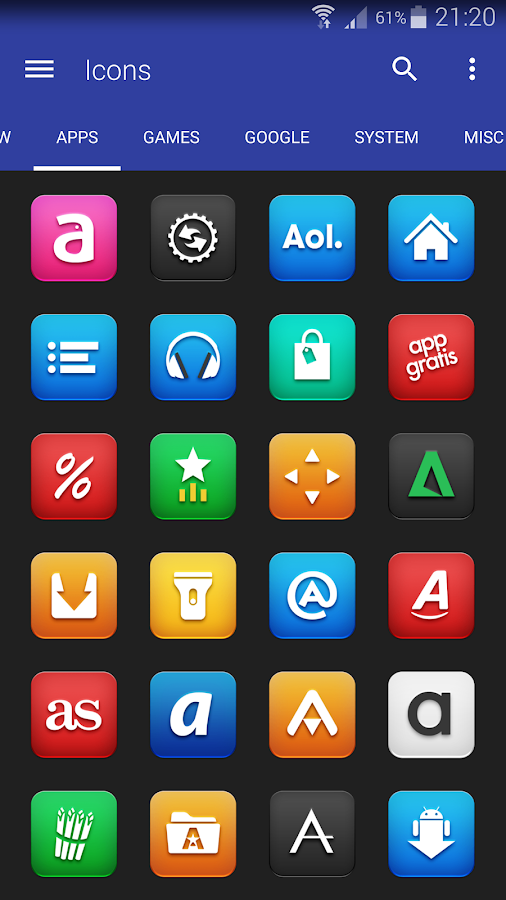 Download Vexer - Icon Pack v1.4 Full Apk terbaru - screenshot