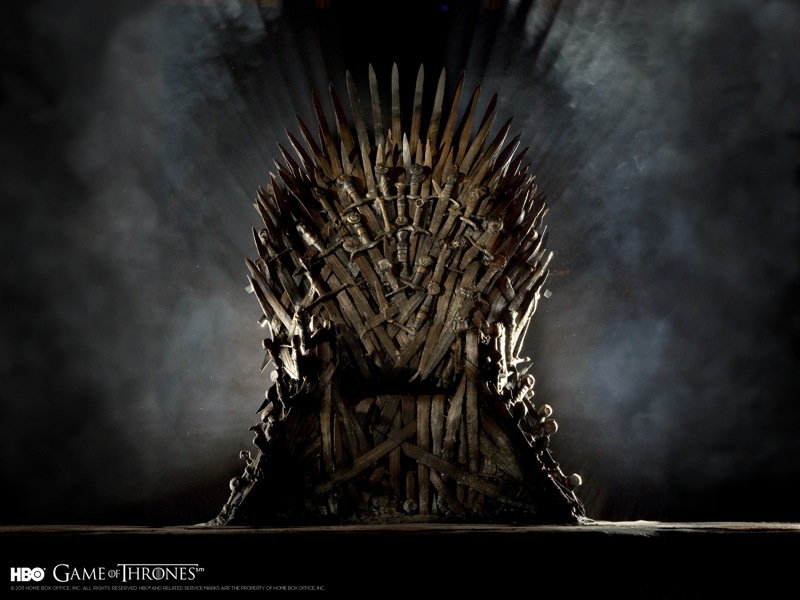 Wallpaper iron throne 1600