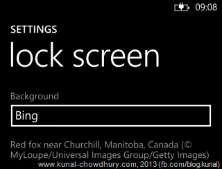 The application will set as the Lock Screen Provider The application will set as the Lock Screen Provider