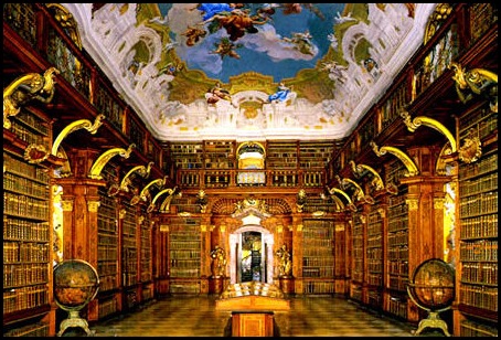 Bibliothèque du monastère de Melk, Melk, Autriche -1