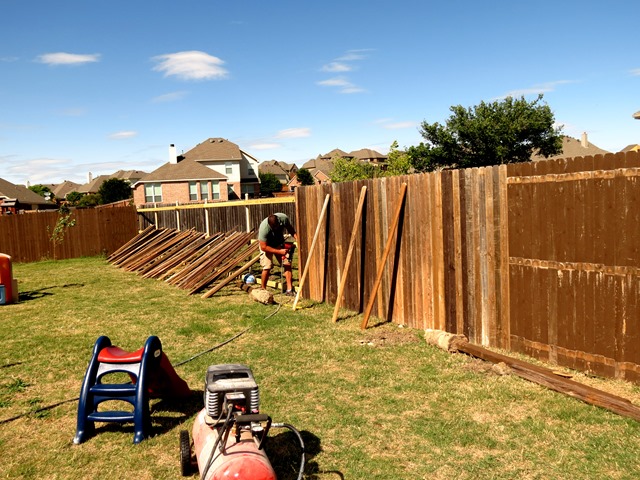 How to Build a New Fence Using Old Scraps www.stylewithcents.blogspot.com. 9