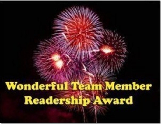 Wonderfull Team Member Readership Award