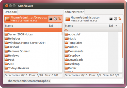 sunflower-is-a-dual-pane-file-explorer-for-ubuntu-linux_1