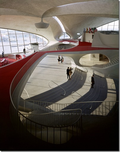 Ezra Stoller_ TWA Terminal, John F. Kennedy International Airport- Eero Saarinen, New York, 1962.