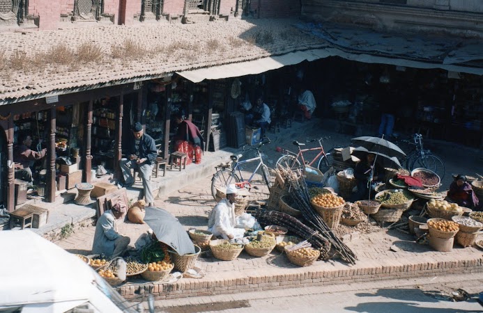 Obiective turistice Nepal: Patan piata.jpg