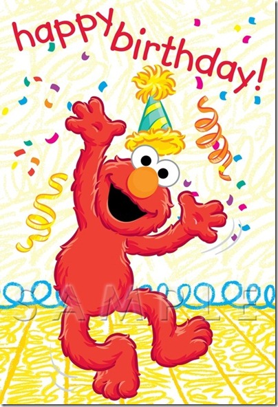 Happy birthday Sesame Street featuring Elmo
