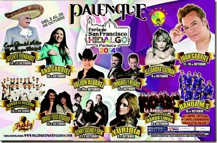 Palenque de feria de pachuca 2014 cartelera