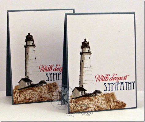 lighthouse sympathy cards