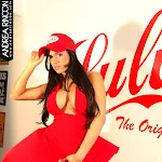 Andrea Rincon, Selena Spice Galería 55 : Vestido Rojo y Tanga Roja – AndreaRincon.com Foto 14