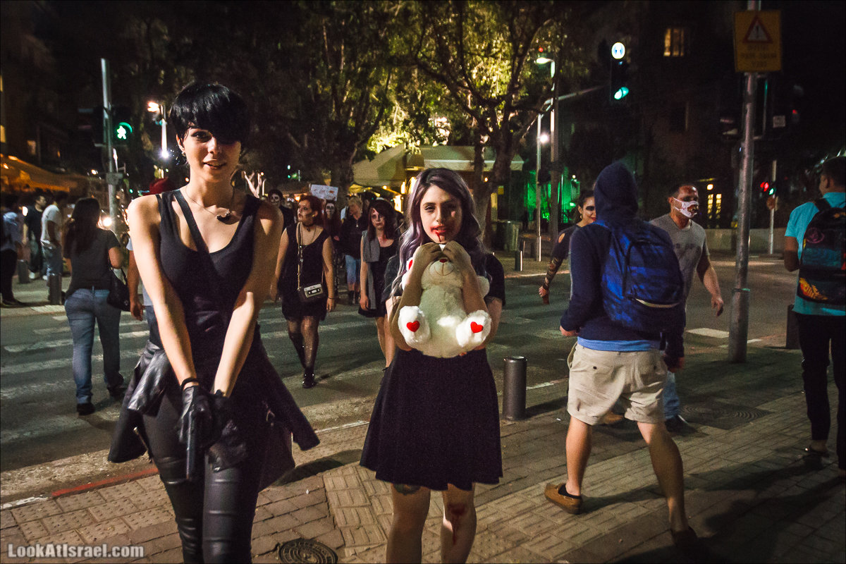 LookAtIsrael.com - Парад зомби в Тель Авиве | Zombie walk TLV, Tel Aviv 2015 |  מצעד זומבים בתל אביב, צעדת הזומבים, זומבי ווק