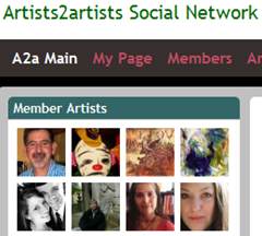 artists2artists social network