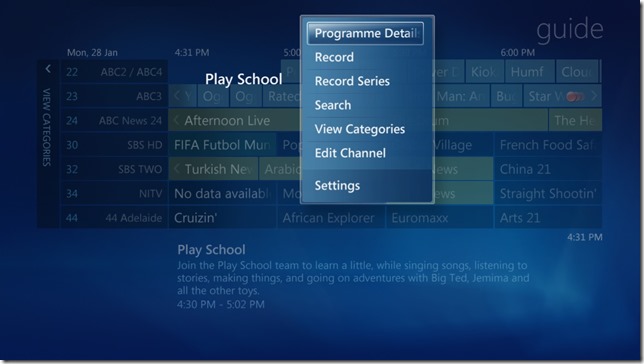 win 8 mce guide settings win 8 mce guide settings
