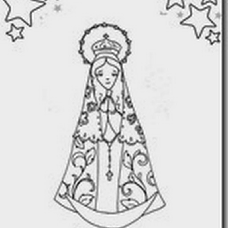 Dibujos Virgen de Itatí para colorear