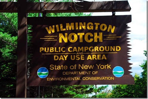 Wilmington Notch Sign