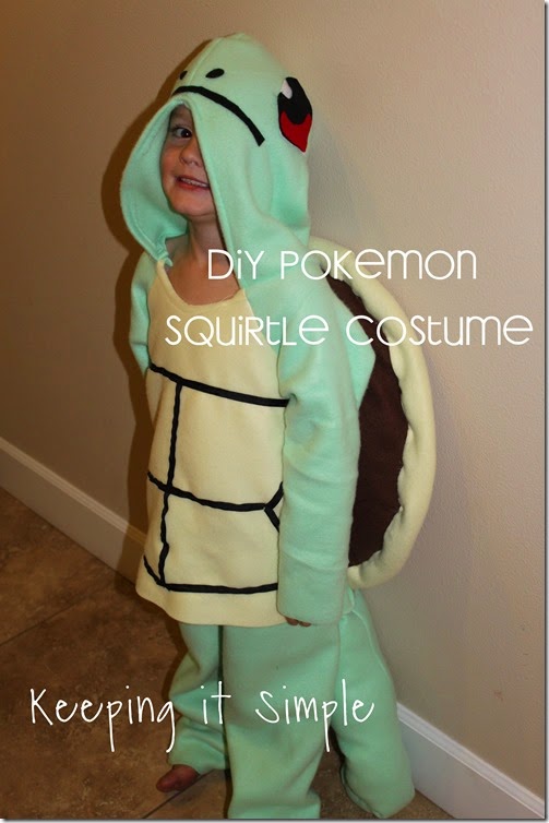 DIY Pokemon Squirtle Costume